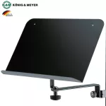 K&M® 11520 ที่วางโน้ต พร้อมขาจับยึดกับขาตั้งไมค์ สามารถปรับมุมได้ ทำจากโลหะ Sheet Music Stand / Model 11520-000-55 **