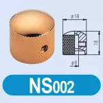 PARAMOUNT TONE/VOLUME button for the NS002BK screw guitar, black Screw Type Guitar Knob