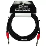 Carlsbro 3 meters, red rubber head, BJ031-3M 3M Guitar Cable, 3M guitar jack