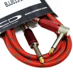 Carlsbro 3 meters of Carlsbro cable, reddish-headed nylon, BJ033-3M + 3M Guitar Cable strap