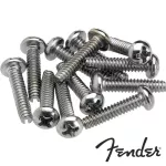 Fender® electric guitar 12 electric guitar switch / Pickup and Selector Switch Mounting Screws, Pack of 12 Model 0994925000