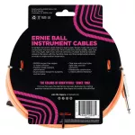 ERNIE BALL®, a nylon jackal line, 3 meters long, straight head / bent head with 2 floors, 10FT BRAIDED, StraigHT / Angle Instrument Cable