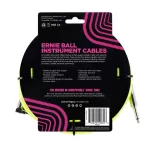 ERNIE BALL®, a nylon jackal line, 3 meters long, straight head / bent head with 2 floors, 10FT BRAIDED, StraigHT / Angle Instrument Cable