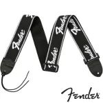 Fender® Running Logo Strap สายสะพายกีตาร์ไฟฟ้า / สายสะพายกีตาร์โปร่ง กว้าง 2 นิ้ว มีตราโลโก้ Fender ของแท้ 100%