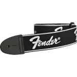 Fender® Running Logo Strap, electric guitar strap / 2 inch wide guitar strap with 100% authentic Fender logo