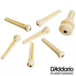D'Addario® PWPS12 Airy Guitar Pin Black ivory, black spots, 1 pack of high quality ABS. There are 7 packs.