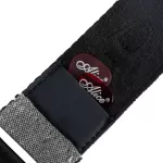 Alice, guitar strap, cotton material, 5 cm wide, with hanging rings With a gray guitar head tie model A040-A3 + free Pig ** with a pic, guitar storage box **