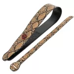 Alice, guitar sash Electric guitar sash 7 cm width of artificial leather material, Snake scales, model A040-P2 + free, free guitar, ** with a guitar storage channel at the logo **
