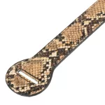 Alice, guitar sash Electric guitar sash 7 cm width of artificial leather material, Snake scales, model A040-P2 + free, free guitar, ** with a guitar storage channel at the logo **