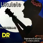 DR Strings UFSC, 4 Ukulele cable, Fluo, Soprano, Concert Moonbeams Fluorocarbon Ukulele Strings ** Made in U.S.A. **