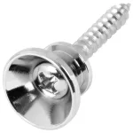 Paramount He-004, 2 guitar strap pins, metal head, 12 mm. Guitar Strap Button ** 1 pack with 2 pieces **