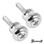 Paramount He-001 2 guitar strap pins, metal head, size 10 mm. Guitar Strap Button ** 1 pack with 2 pieces **