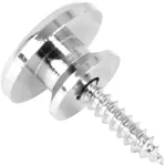 PARAMOUNT HE-014, 2 guitar strap pins, metal head, size 17 mm. Guitar Strap Button ** 1 pack with 2 pieces **