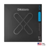 D'Addario® XTABR1253 สายกีตาร์โปร่ง เบอร์ 12 สายเคลือบ 80/20 Bronze ซีรีย์ XT Light .012 - .053 ** Made in USA **