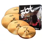 Zildjian® ZBT 5 Pro Set แฉ / ฉาบกลองชุด แบบเซ็ต ไฮแฮท 14'' + Crash 16'' + Ride 18'' + Ride 20'' + แถมฟรีไม้กลอง Zildjian 5A