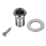 Paramount J04 Chrome ลูกบิดกีตาร์โปร่ง อย่างดี แบบโลหะ ติดตั้ง 2 ช้าง Tuning Machine Head for Acoustic Guitar + แถมฟรีน็อต ** Made in Korea **