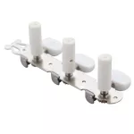 Paramount JC78 ลูกบิดกีตาร์คลาสสิค แบบแผง ติดตั้ง 2 ข้าง หัวลูกบิดพลาสติก Tuning Machine Heads for Classical Guitar + แถมฟรีน็อตพร้อมติดตั้ง ** Made