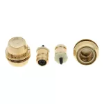 Fender® GOLD sash button with a special lock system / Strap Locks. Can be used with all types of guitar.