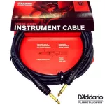 D'Addario® PW-G-15 สายแจ็คกีตาร์ 4.5 เมตร ฉนวน 2 ชั้น หัวแจ็คชุบทอง Custom Series Instrument Cable