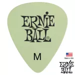 Ernie Ball® Super Glow Pick P09225ปิ๊กกีตาร์ เรืองแสงได้ในที่มืด Medium 0.72 mm ** Made in USA **