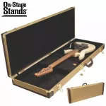 On Stage® GCE6000T เคสกีตาร์ไฟฟ้า สำหรับทรง Strat, Tele, Les Paul, Tele ผิวผ้าไวนิลถักลายทแยง ด้านในบุกำมะหยี่ Hardshel