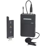 Samson® XPD2 LAVALIER Wireless Microphone, USB Mike, Wiring Mike, Clip, Cover, can be used for 30 meters, suitable for shooting VDO & LIVE.