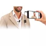 IK Multimedia® Irig Mic LAV Mike Lava Lavalier Mic + Free Storage Box & Sponge Mike & Stick **