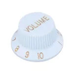 PARAMOUNT KPV15WH Volume button, White Strat guitar, guitar button, Volume Knob