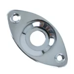 Paramount HJ002 แผ่นปิดแจ็คกีตาร์ ฝาครอบแจ็คกีตาร์ไฟฟ้า แบบทรงรี Output Jack Guitar Plate Socket / Oval Shape