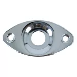 Paramount HJ002 แผ่นปิดแจ็คกีตาร์ ฝาครอบแจ็คกีตาร์ไฟฟ้า แบบทรงรี Output Jack Guitar Plate Socket / Oval Shape
