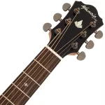 Mantic AG-380C, airy, 40 inches, Dreadnough shape, Mahogany Wood, both coating + free bag & tuner & ka