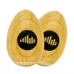 Echoslapp Egg Shaker, DECS-Eggwood Wooden Eggs, 2 packs