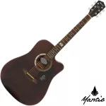 Mantic GT-1DC 41 inch guitar, Dreadnought Cutaway, Angel Mandrus/Cherry Wood + Free Bag & Tuner & C