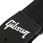 Gibson®, electric guitar strap / genuine guitar sash, genuine REGULAR STYLE JET BLACK