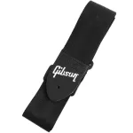 Gibson®, electric guitar strap / genuine guitar sash, genuine REGULAR STYLE JET BLACK