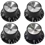 PARAMOUNT, Tone button, Volume button, SG, KSTV42BK-S1, Black Tone & Volume Knobs for SG GUITARS.