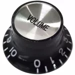 PARAMOUNT, Tone button, Volume button, SG, KSTV42BK-S1, Black Tone & Volume Knobs for SG GUITARS.