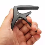 AROMA Capo Guitar 2in1, good clamping, AC-21 Capo Guitar / Kapo, airy guitar + leverage guitar pins