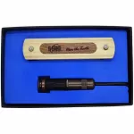 B-Band, Pickle Pickle Pickle, Blend Active, uses a good sound, M4 Body, Contact Star, Blend Active Soundhole Pickup.