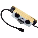 B-Band, Pickle Pickle Pickle, Blend Active, uses a good sound, M4 Body, Contact Star, Blend Active Soundhole Pickup.