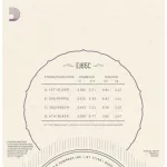 D'Addario® สายอูคูเลเล่ Concert รุ่น EJ65C Pro-Arté Custom Extruded Ukulele, Concert ** Made in USA **