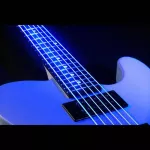 DR Strings, a glow guitar line number 9, NBE-9 Light Blue Cable, 9-42 ** Made in USA **