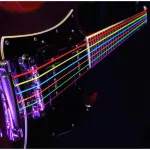 DR Strings, a glow guitar line number 9, Rainbow coating, NMCE-9 Light, 9-42 ** Made in USA **