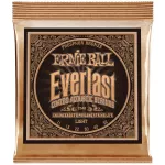 ERNIE BALL® Everlast สายกีตาร์โปร่ง เบอร์ 11 หุ้มทองแดงเคลือบนาโน 100% รุ่น Everlast Coated Phosphor BronzeLight .011 - .052 Made in USA