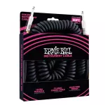 ERNIE BALL®, 9M long -line coil jack, 30FT COLED, Straight / StraigHT Instrument Cable ** Made in USA **