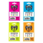 ERNIE BALL® Everlast, 4 guitar, mixed with light, light blue, 0.48 mm/pink 0.60 mm/orange 0.73 mm/green 0.88 mm ** Made in USA **