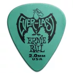 ERNIE BALL® Everlast, 4 guitar pic, mixed thickness, gray -colored 1.0 mm/red 1.14 mm/yellow 1.50 mm/green teal 2.00 mm ** Made in USA **