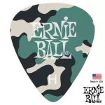 Ernie Ball® Camouflage Pick ปิ๊กกีตาร์ ลายทหาร Heavy 0.94 mm ** Made in USA **