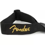 Fender® Strap Black Poly, the guitar sash / 2 -inch acoustic guitar strap, Yellow has 100% authentic Fender logo.