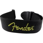 Fender® Strap Black Poly, the guitar sash / 2 -inch acoustic guitar strap, Yellow has 100% authentic Fender logo.
